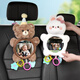 Xunyu Safety Seat Observation Mirror Baby Car Interior Rearview Mirror Car Baby Basket Mirror Car Rear Birthday Bear HD Curved Mirror - Wider View