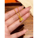 Beimeixing Chinese Valentine's Day gift 2025 new 18k package gold gourd necklace female minimalist Nafu necklace Nafu gold gourd necklace