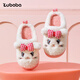Pig Daddy Children's Slippers Autumn and Winter Girls Indoor Home Warm Anti-Slip Boys 2025 New Soft Bottom Cotton Slippers Powder 23
