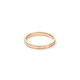Junshi French designer ring designed for women with light luxury feel 18k gold rose gold No. 4 (finger circumference 48mm)