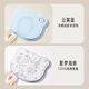 IPOOSI Baby Shaping Pillow 0 to 6 months and above sleeps with a round head to improve the head shape Newborn Baby Shaping Pillow Soothing Pillow Cloud Blue Silicone Pillow + Star Dream Sea Travel Pillowcase (Suitable for 0-24 months)