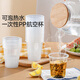 Meiya disposable cups 200ml*60 transparent aviation cups, space cups, thickened food-grade plastic beverage tea cups