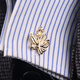 Lieshang gold clear ink blue crystal cufflinks men's French shirt cufflinks cufflinks men's formal French shirt cufflinks gold clear ink blue crystal cufflinks