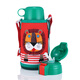 Tiger brand (TIGER) third generation latest children's little lion thermos cup double cup lid cup MBR straw style 600ML Double Eleven gift