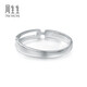 Chow Sang Sang Pt950 platinum ring couple proposal wedding ring price 33685R 24 rings - 2.93 grams (including labor cost 420 yuan)