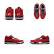 
AJNIKERAIR NIKE pure original Flight89 basketball shoes black, white, red, white, blue and white laser AJ4 brother model Chicago NIKE FLIGHT89-white black olive single layer 36