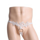 Zi Jiafu men's sexy underwear ring lace temptation sexy thong sexy elastic white model one size