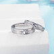 Lao Fengxiang platinum ring pt950 bow couple ring proposal and birthday gift for girlfriend and wife platinum jewelry platinum about 8.75g one pair