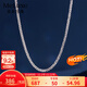 Meluxe platinum necklace PT950 platinum chain Chopard chain birthday gift for girls light luxury niche spring buckle about 1.52g-45cm