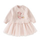 David Bella Disney IP Girls Sweater Dress Autumn and Winter Children's Baby Mesh Skirt