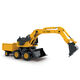 
Shantoulin Village real inertial hand-crank multi-function excavator bulldozer dump truck rocker engineering car June 1st-er rocker multi-function excavator B model 16864