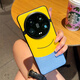 Beigou creative plain leather suitable for Xiaomi 15ultra mobile phone case 14ultra new protective cover 13 all-inclusive 12s anti-fall funny men and women high-end soft-sided cartoon case big eyes and small yellow height protection lens丨metal lens ring Xiaomi 15Ultra