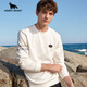 HENRY GRANT Henry Grant red panda autumn and summer comfortable long-sleeved sweatshirt men's T-shirt casual sports bottoming shirt white XL 180/100A(50)