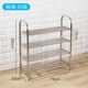 DSRAWMYT stainless steel shoe rack multi-layer household bold simple space-saving door dormitory simple modern storage rack shoe rack