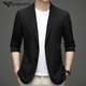 FALAMONE Armani Casual Suit Men's Spring and Autumn Thin Casual Men's Single Jacket Suit Light Green M 170
