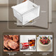 Haier upright freezer household first-class energy efficiency does not require frequent defrosting 290/335 small fully refrigerated single-door refrigerator drawer-type breast milk side door large capacity appliance subsidy 290 liters independent ice making room 6-story height 1.7 meters丨air-cooled dual frequency conversion