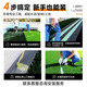 Qingya simulated lawn carpet, fake turf bedding, plastic outdoor artificial court, artificial fence, kindergarten green floor mat, 3 cm, newly upgraded 18-pin super dense anti-aging 3S model (4 meters wide and 25 meters long) 100 square meters