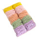 Korean style versatile hair tie, candy-colored high ponytail rubber band, towel hair tie, hair tie, mixed color 2 pieces