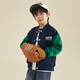 Duojia Durable and Stylish Boys' Baseball Uniforms 2025 Spring and Autumn Fashionable and Handsome Jackets Children's Casual Jackets