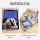 Jingdong Special Offer for Newcomers Storage Bag Travel Business Supplies Travel Shoe Bag Dustproof Transparent Cover Rack Shoe Storage Bag - Gray Large Printed Style 5 pcs