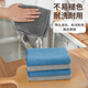 Aimiya milk tea shop special rag absorbs water and does not shed lint to wipe the table kitchen home bar coffee towel cleaning rag gray 40*70-3 pack