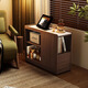 Lin's Home Furnishing movable coffee table living room sofa side table with storage small side table Lin's Wood Industry UB1J