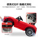 Fun Baby Masha children's electric car can sit on the remote control car for adults, the child can drive the stroller toy car, four-wheel electric, red, without remote control