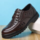 Rote Libelle gleiche Style Top -Layer Cowhide Herrenschuhe für Herrengeschäft Casual Lederschuhe für Männer modische atmungsaktive Schuhe für britische lässige schwarze Schuhe 6627 42