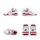 
AJNIKERAIR NIKE pure original Flight89 basketball shoes black, white, red, white, blue and white laser AJ4 brother model Chicago NIKE FLIGHT89-white black olive single layer 36