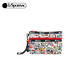 LeSportsac 乐博诗25 New Funny Duck Little Lucky Series Cute Full Printed Compartment Storage Bag Clutch Small Lucky Paradise