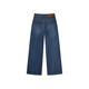 Teenie Weenie Bear Damen Jeans 2025 Herbst Neue Retro Mode einfache lockere Hose Dunkelblau M.