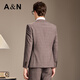 Antonio light luxury suit & two-piece suit, fashionable and simple plaid high-end suit, men's haute couture fabric suit, men's suit