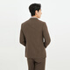 Lilang Shopping Mall Same Style Sheep Wool Suit Suit Men's Retro Fashion Two-piece Suit Autumn 2025 New Style Dark Coffee (25QXF401SA) 185A
