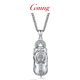 GsunG Platinum Pixiu Demonic Pestle Pendant PT950 Pure Platinum Necklace Women's Chinese Valentine's Day Gift for Girlfriend Priced by Gram Contact Before Buying