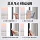Door and window seals eva sponge glue self-adhesive foam tape high-density sealing glue door bottom window sound insulation and noise reduction door frame anti-collision shock-absorbing pad door gap barrier strip windproof windshield sealing strip 1 cm wide * 5 meters long 1MM thick black