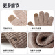 MISSION UV wool warm gloves for women autumn and winter knitted thickened outdoor driving and riding electric bicycle cold-proof touch screen gloves