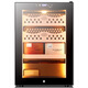 He Jiagong 50C1 intelligent temperature control and humidity control cigar cabinet cedar wood mini small home embedded wine cabinet 50C temperature control and humidity control full cigar style black