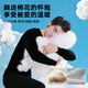 Hoilan Home Worder Termal Wears's Autumn Ropa de otoño y pantalones de otoño Autumn Algodón 100% puro Anti-Mite Autumn e Invierno Autumneral e Invierno Collar Collar Conjunto cálido 100% Pure Pure Anti-Bacteria Anti-Mite-Shallow Ash XL /175 (peso 130-150Jin [Jin iguala 0.5 kg]))