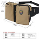 Sailoto multifunctional storage tool bag canvas repair electrician tool waist bag wear-resistant thickened tool bag 054 large * Oxford cloth * 240 * 120 * 160 * 054-1 black