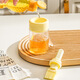 Chopsticks Yiliable silicone oil brush with bottle integrated glass brush barbecue tool brush oil kitchen oil brush bottle household oil brush beige