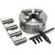 Three-pole manual linkage precision four-claw self-centering chuck K12250 lathe chuck 80500A machine tool accessories Sanou K12130 one pair of forward and reverse claws