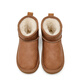 Pull back children's snow boots new winter girls' shoes plus velvet to keep warm boys' cotton shoes WBNJS2584 camel 37