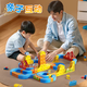 Beichuzhong Magical Track Cube Building Blocks Track Car Large Particle Children's Magnetic Building Blocks 3-6-12 years old assembled toy car Recommended by the store manager [Limited Edition 156pcs] DIY Building Block Track Car + High-Custom Gift Boys Educational Anti-Gratility Magnetic Building Blocks Small Train Toys Birthday Gifts for Boys