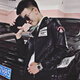 Playboy (PLAYBOY) Pilot Jacket Men's Motorcycle Handsome Leather Jacket Pi Shuai 2025 Spring and Autumn New Internet Celebrity Korean Slim Casual Jacket 8801 Black (High Quality, No Peeling) M Recommendation 85-110Jin Jin is equal to 0.5 kg