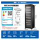 Haier Freezer Freezer Constant Temperature Wine Cabinet Home Vertical Refrigeration Preservation Refrigeration Preservation Display Cabinet Office Wine Red Wine Cabinet JC-360 (BD)-178 bottles-360 liters