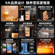 CIGARLOONG 95C cigar cabinet with constant temperature and humidity, WiFi remote control, water ion ammonia removal, compressor refrigeration, cedar wood mellow cultivation, fingerprint lock, office cigar cabinet, constant temperature and humidity control, cigar cultivation, luxury cedar wood liner