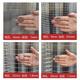 Zhongsenweit 304 stainless steel mesh grid steel wire screen balcony window sill protective net anti-rat and anti-cat window sealing net 0.6 meters high / 1 meter long - you need a few meters to take a few pieces Mesh 6 mm - wire thickness 0.6 mm