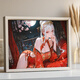 Haoji-Arc Dust White Peripheral Photo Frame Anime Cartoon Sekundärbildeinstellungen Wohnzimmer Schlafzimmer Zimmer Ornamente Geschenke für Freunde Zm14222-Smart A4 Zoll * 1 Rahmen 1 Bild * großer Größe (Ladenmanager)