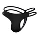 New Men's Sexy Low Waist Thong Breathable, Comfortable and Sexy Men's Underwear B607 Hip Lifting Essential for Trendy Men Black S