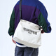 MYEDITION Double-sided crossbody bag mountain commuting large capacity Japanese outdoor tote bag backpack beige white